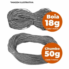 Escolha seu Kit Tralha Boia e Chumbo 100m Boia + 100m Chumbo - comprar online