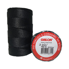 Fio Torcido Grilon / Encala / Fio de Seda Preto 210/06 a 210/48 - comprar online