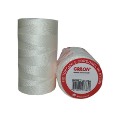 Kit 10pçs Fio Torcido 100% Nylon Grilon Encala / Fio De Seda 210/06 a 210/48 BRANCO - comprar online