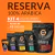 Kit 4 Reservas 100% Arábica + Mug Villa Café