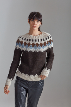 SWEATER GUARDAS NEGRO/CELESTE PREORDER - comprar online