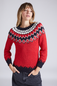 SWEATER GUARDAS MERINO ROJO PREORDER en internet