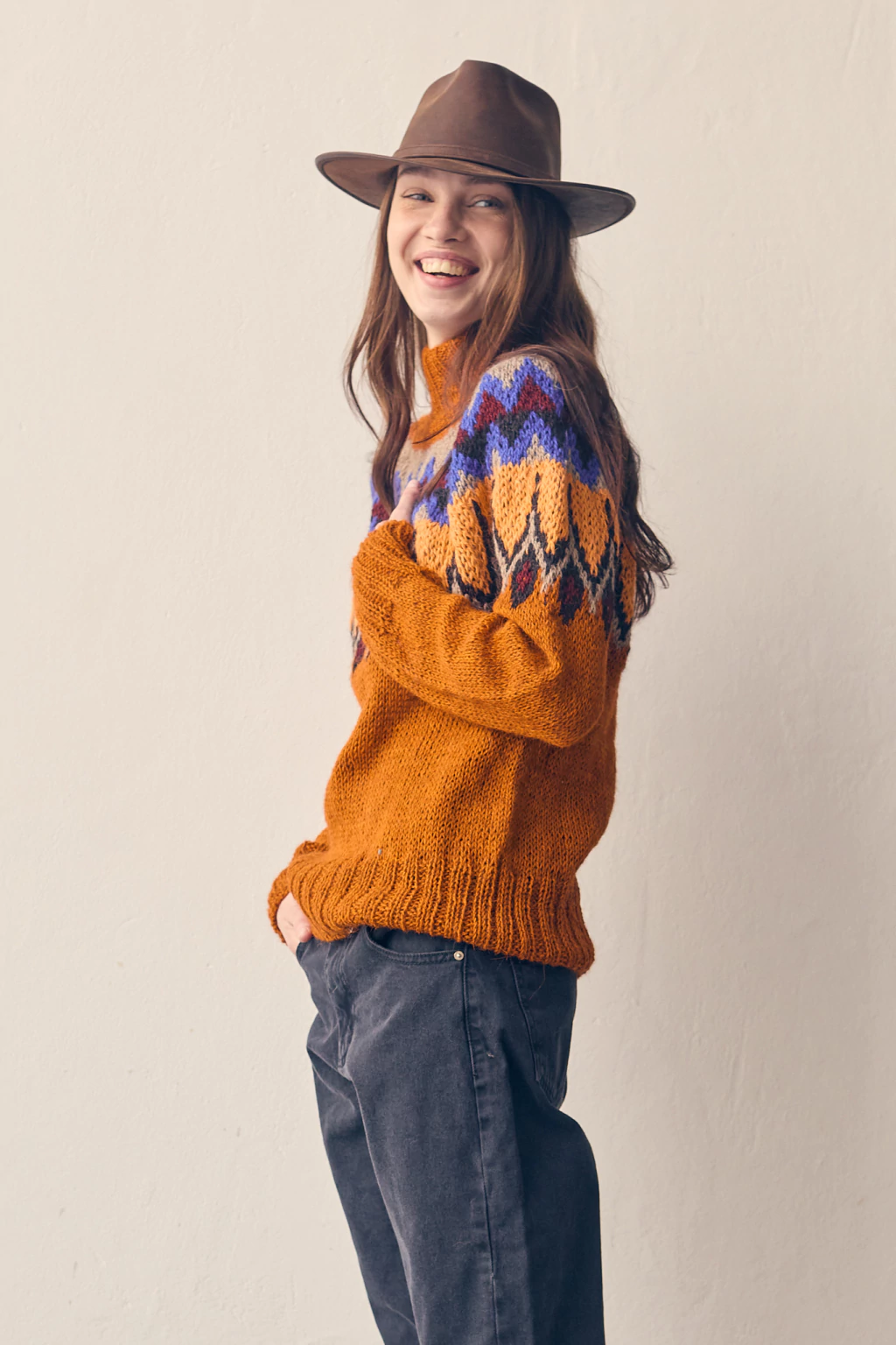 SWEATER ANDINO OCRE