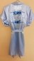 Robe azul serenity / azul claro - Mãe da noiva ou mãe do noivo