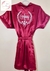 Robe de cetim bordado brasão - Madrinha