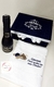 Convite dindos ou padrinhos de batizado - caixa personalizada + toalha bordada + espumante baby - comprar online