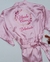 robe de cetim rosa para debutante