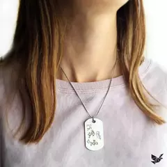 Collar Ring con cadena cola de ratón - comprar online