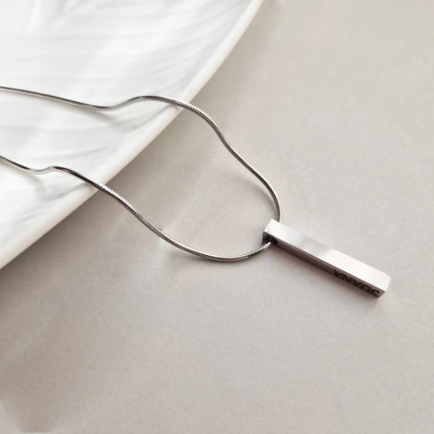 Collar Tesoro con cadena cola de ratón - comprar online