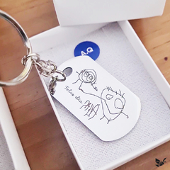 Llavero con diseño personalizado en internet