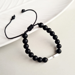 Pulsera recuerdos - ÓNIX Y PLATA 925 - Belladona Accesorios