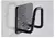 SOPORTE METALICO ADHESIVO COLOR NEGRO - Upitiar