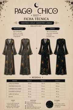 Vestido Cielo Adentro LONG - tienda online