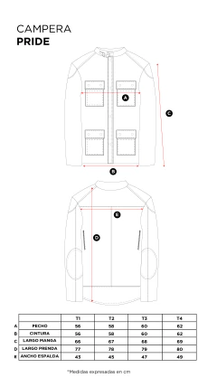 Campera Pride Marrón - comprar online