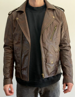 Rich moto marron (vacuno) - 45% off via transfer - comprar online