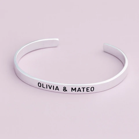 Brazalete personalizado - Plata 925 - comprar online
