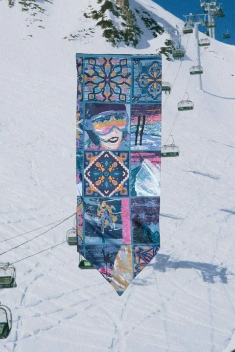 PAÑUELO TUBO DOBLE MOSAICO