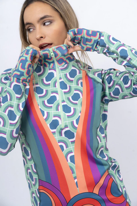 CAMISETA 1/4 CIERRE HOMERO