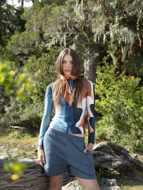 LONG TOP CON CIERRE FLORIPONDIO