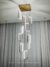 Lustre pendente de LED moderno com 12 quadrados, ideal para casas de pé direito duplo e alto. - Lustres Gênesis PENDENTE MIRROR