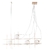 Lustre Pendente Moderno Dix Preto com design sofisticado e esferas brancas, ideal para sala de jantar e ambientes gourmet. Lustres Gênesis Site online venda de Lustres e Iluminação decorativa