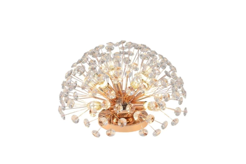 Plafon Moderno Dente de Leão 45cm LED com design sofisticado para quartos, hall, escritório e lavabos Lustres Gênesis loja online de Lustres e Iluminação Decorativa