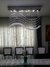 Lustre de Cristal Retangular Onda para Sala de Jantar Lustres Gênesis loja online de Lustres e Iluminação Decorativa