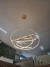 Lustre Pendente Hevvy Alianças de LED Moderno 5 Anéis 140x120x100x80x60cm para Pé Direito Duplo, Alto e Escadas - Hevvy o SL-0515/H5 - comprar online