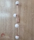Luminária Plafon Moderno Oriana Jabuticaba com design industrial e quatro esferas brancas. Lustres Gênesis loja online de Lustres e Iluminação Decorativa