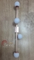 Plafon Moderno Oriana Jabuticaba com design industrial, ideal para quartos e corredores. Lustres Gênesis loja online de Lustres e Iluminação Decorativa