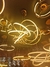 Lustre Pendente Espiral Ø66cm Led Rose Gold para Quartos, Sala de Jantar, Lavabo e Sala de Estar - Sindora • DCD01237 na internet