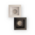 Dois spots dicroica recuados embutidos MR16 Gu10, um branco e outro preto, para teto de gesso e drywall Lustres Gênesis Site online venda de Lustres e Iluminação Decorativa