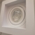 Spot Dicroica Recuado Embutido MR16 Gu10 preto instalado em teto de gesso.  Lustres Genesis loja online de Lustres e Iluminação Decorativa