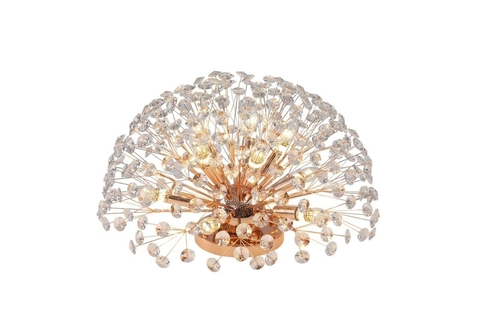 Plafon Moderno Dente de Leão 60cm LED para Quartos, Hall, Escritório e Lavabos - Sindora • DCX01228 Lustres Gênesis loja online de Lustres e Iluminação Decorativa