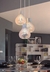 Luminária Pendente Balãozinha Ø18cm Acabamento em Madeira para Mesa de Jantar, Quartos, Salas e Escritórios - Attimo o LMC.403.01 - Lustres Gênesis • O seu Novo Brilho!