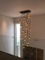 Imagem do Lustre Pendente Sarvah Vidro Âmbar Para Casas Pé Direito Duplo