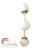 Luminária Plafon Jabuticaba com design industrial e três globos brancos da Lustres Gênesis. Lustres Gêneis loja online de Lustres e Iluminação Decorativa