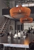 Luminária Pendente Magnólia Ø60cm em madeira sobre mesa de jantar moderna. Luminária Pendente Magnólia Ø50cm em madeira com design moderno. Lustres Gênesis loja online venda de Lustres e Iluminação