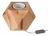 Luminária Abajur Twist de madeira para mesa de escritório ou cabeceira de cama. Lustres Gênesis loja online de Lustres e Iluminação Decorativa