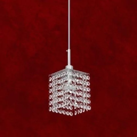 Pendente de Cristal Quadrado​ Trieste Pequeno Lustres Gênesis loja online de Lustres e Iluminação Decorativa