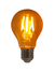 Lâmpada de Filamento de Led A19 4W Squirrel Cage da GMH, acesa, com filamentos visíveis. Lustres Gênesis loja online de Lustres e Iluminação Decorativa