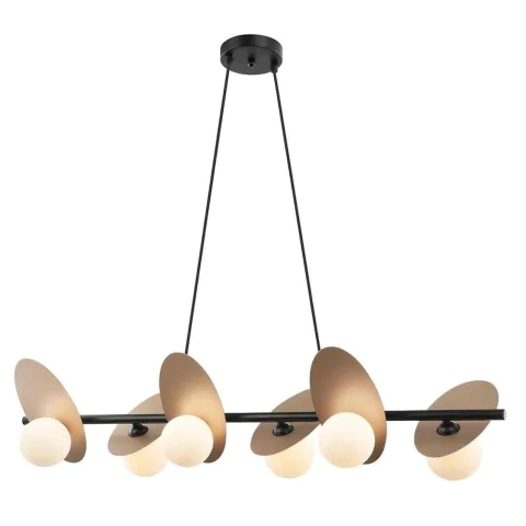 Lustre Pendente Moderno Ibira 100cm para Sala de Jantar e Ambientes Gourmet - Bella o HL011M