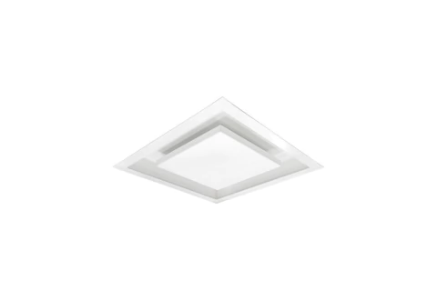 Plafon Moderno Embutido Hitter 65x65cm em design elegante para iluminação de interiores Lustres Gênesis Site online venda de Lustres e Iluminação