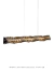Lustre Pendente de Cristal Trianys iluminado, ideal para mesa de jantar e decoração de interiores Lustres Gênesis Site online venda de Lustres e Iluminação