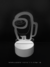 Abajour de LED Among Us com base branca para leitura e decoração de quartos e escritórios. Lustres Gênesis Site online venda de Lustres e Iluminação