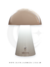 Luminária abajur cinza em formato de cogumelo com bateria recarregável, da marca Sindora. Lustres Gênesis a Maior e melhor empresa para comprar Lustres do Brasil. Luminárias decorativas para seu Lar. Melhor qualidade do Mercado.
