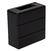 Arandela Facho Madeira Nitrolux AL13MD para parede, com design moderno e acabamento preto, ideal para áreas internas e externas. Lustres Genesis loja online de Lustres e Iluminação Decorativa