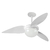 Ventilador de Teto Moderno Aliseu/2 3 Hélices Ø107cm Branco com Controle de Parede para Residência, Comércio, Escritório, Salas e Quartos. - comprar online