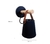 Arandela moderna com cúpula preta e suporte de madeira, modelo Nitrolux ALP001P Lustres Gênesis Site online venda de Lustres e Iluminação Decorativa