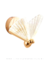 Arandela Borboleta Dourado Brilhante  com LED Integrado para Cabeceira de Cama e Lavabos - Sindora DCB03247  Lustres Gênesis - o melhore site da Internet para comprar Lustre SINDORA